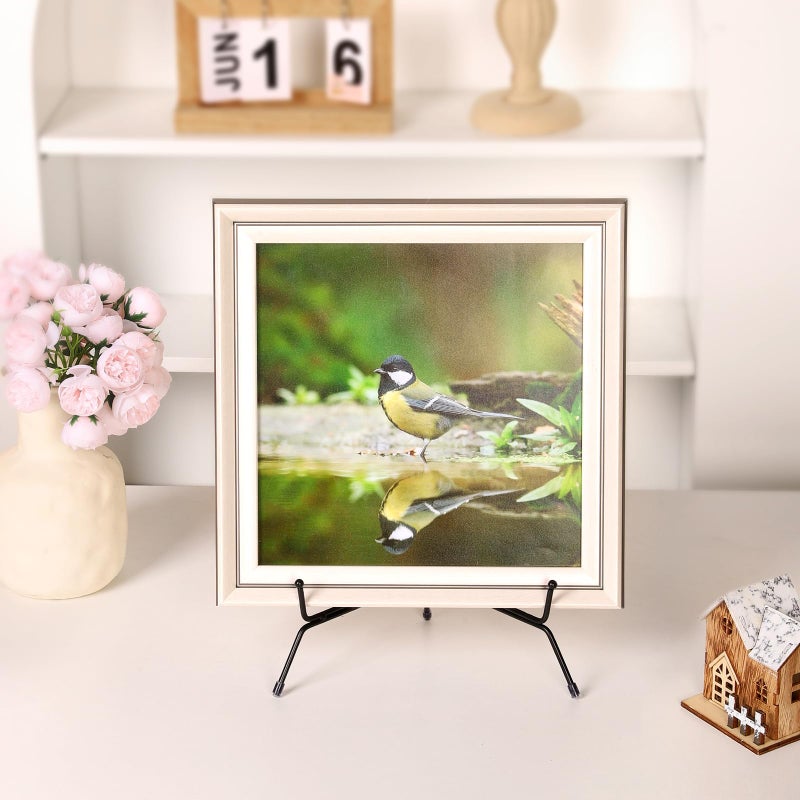Fasunry 2-Pack Upgraded Anti-Slip Plate Stands for Display, 10 Inch Decorative Iron Plate Holders, Easel, Frame, Book, Card, Plaque, Picture Display Stands - Image 5